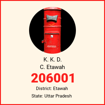 K. K. D. C. Etawah pin code, district Etawah in Uttar Pradesh
