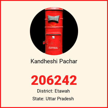 Kandheshi Pachar pin code, district Etawah in Uttar Pradesh