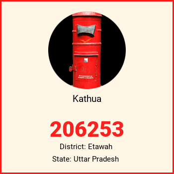 Kathua pin code, district Etawah in Uttar Pradesh
