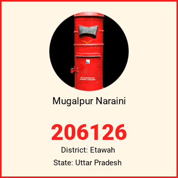 Mugalpur Naraini pin code, district Etawah in Uttar Pradesh