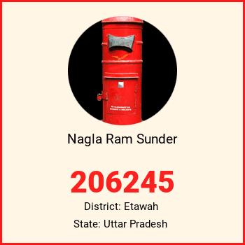 Nagla Ram Sunder pin code, district Etawah in Uttar Pradesh