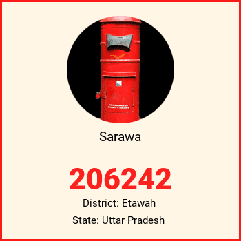 Sarawa pin code, district Etawah in Uttar Pradesh