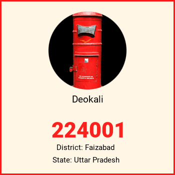 Deokali pin code, district Faizabad in Uttar Pradesh