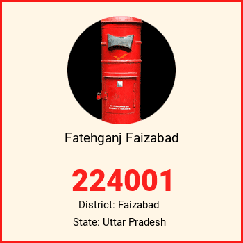 Fatehganj Faizabad pin code, district Faizabad in Uttar Pradesh