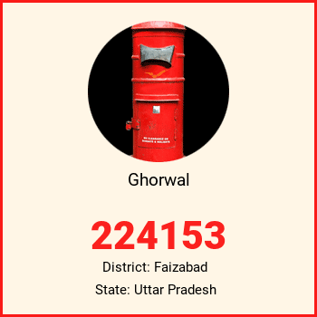 Ghorwal pin code, district Faizabad in Uttar Pradesh