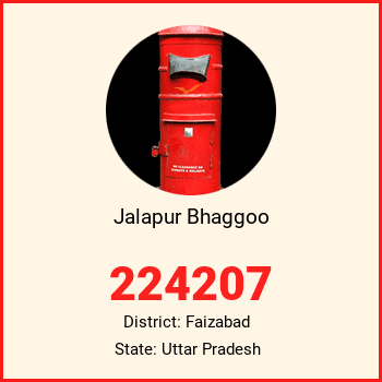 Jalapur Bhaggoo pin code, district Faizabad in Uttar Pradesh