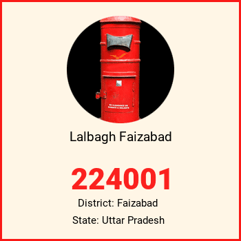 Lalbagh Faizabad pin code, district Faizabad in Uttar Pradesh