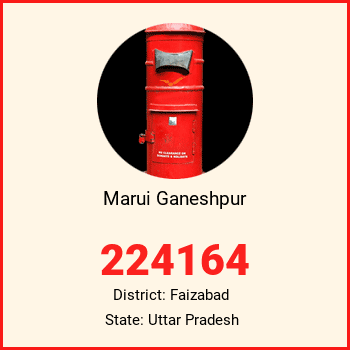 Marui Ganeshpur pin code, district Faizabad in Uttar Pradesh