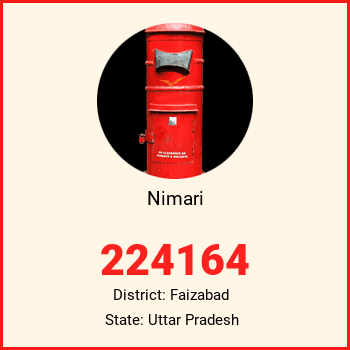 Nimari pin code, district Faizabad in Uttar Pradesh