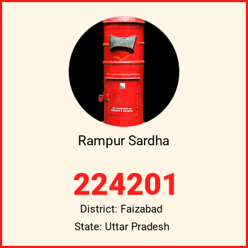 Rampur Sardha pin code, district Faizabad in Uttar Pradesh