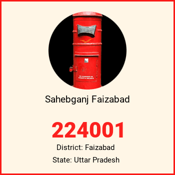 Sahebganj Faizabad pin code, district Faizabad in Uttar Pradesh