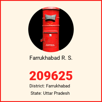 Farrukhabad R. S. pin code, district Farrukhabad in Uttar Pradesh