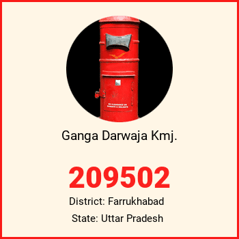 Ganga Darwaja Kmj. pin code, district Farrukhabad in Uttar Pradesh
