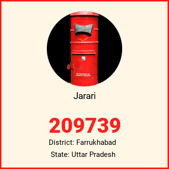 Jarari pin code, district Farrukhabad in Uttar Pradesh