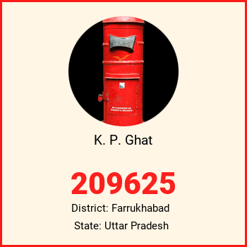 K. P. Ghat pin code, district Farrukhabad in Uttar Pradesh