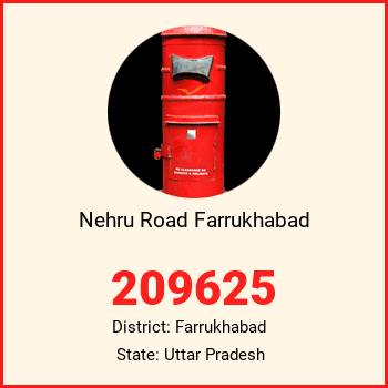 Nehru Road Farrukhabad pin code, district Farrukhabad in Uttar Pradesh