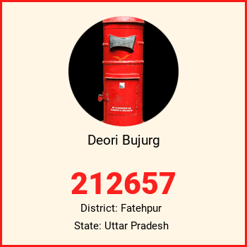 Deori Bujurg pin code, district Fatehpur in Uttar Pradesh