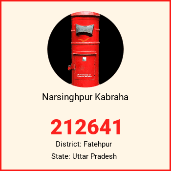 Narsinghpur Kabraha pin code, district Fatehpur in Uttar Pradesh