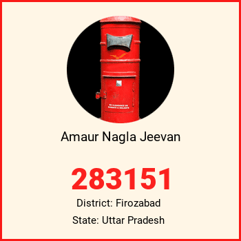 Amaur Nagla Jeevan pin code, district Firozabad in Uttar Pradesh