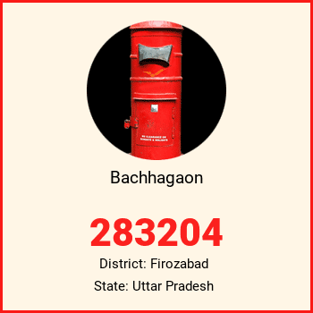 Bachhagaon pin code, district Firozabad in Uttar Pradesh