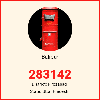 Balipur pin code, district Firozabad in Uttar Pradesh