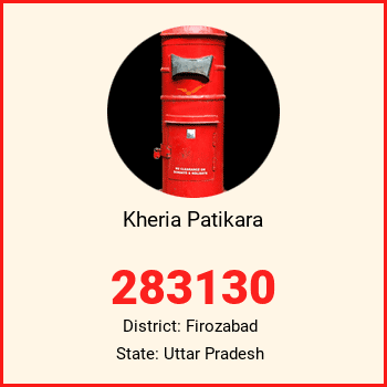 Kheria Patikara pin code, district Firozabad in Uttar Pradesh