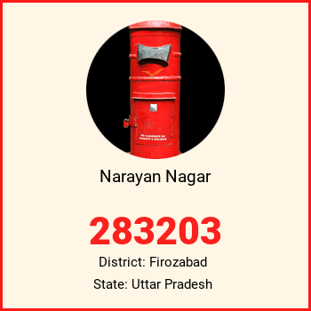Narayan Nagar pin code, district Firozabad in Uttar Pradesh