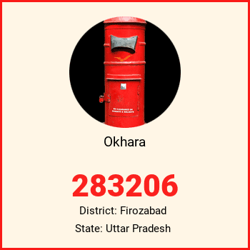 Okhara pin code, district Firozabad in Uttar Pradesh