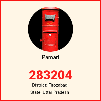 Pamari pin code, district Firozabad in Uttar Pradesh