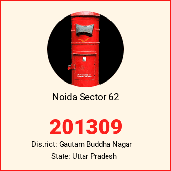Noida Sector 62 pin code, district Gautam Buddha Nagar in Uttar Pradesh