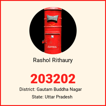 Rashol Rithaury pin code, district Gautam Buddha Nagar in Uttar Pradesh