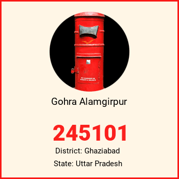 Gohra Alamgirpur pin code, district Ghaziabad in Uttar Pradesh