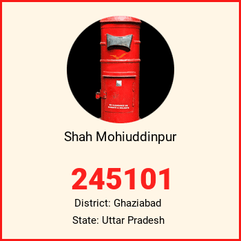 Shah Mohiuddinpur pin code, district Ghaziabad in Uttar Pradesh
