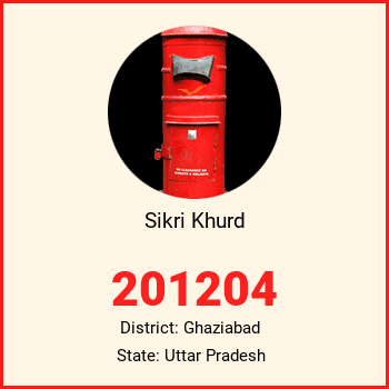 Sikri Khurd pin code, district Ghaziabad in Uttar Pradesh