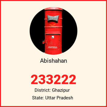 Abishahan pin code, district Ghazipur in Uttar Pradesh