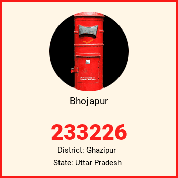 Bhojapur pin code, district Ghazipur in Uttar Pradesh