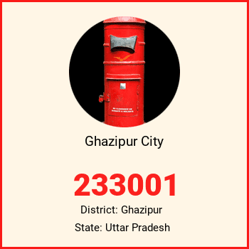 Ghazipur City pin code, district Ghazipur in Uttar Pradesh