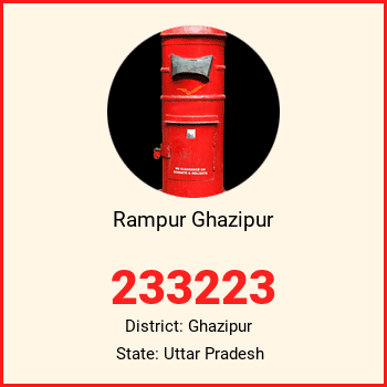 Rampur Ghazipur pin code, district Ghazipur in Uttar Pradesh