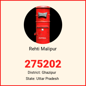 Rehti Malipur pin code, district Ghazipur in Uttar Pradesh