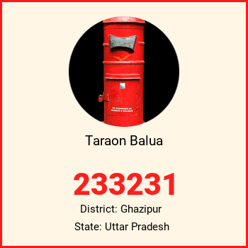 Taraon Balua pin code, district Ghazipur in Uttar Pradesh