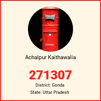 Achalpur Kaithawalia pin code, district Gonda in Uttar Pradesh