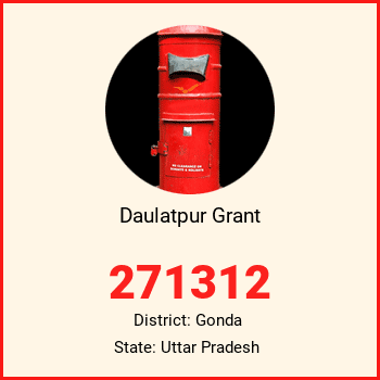 Daulatpur Grant pin code, district Gonda in Uttar Pradesh