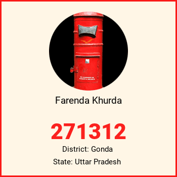 Farenda Khurda pin code, district Gonda in Uttar Pradesh