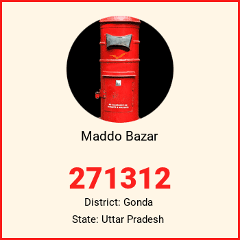 Maddo Bazar pin code, district Gonda in Uttar Pradesh