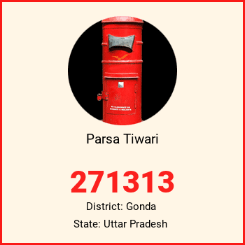 Parsa Tiwari pin code, district Gonda in Uttar Pradesh