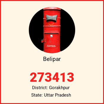 Belipar pin code, district Gorakhpur in Uttar Pradesh