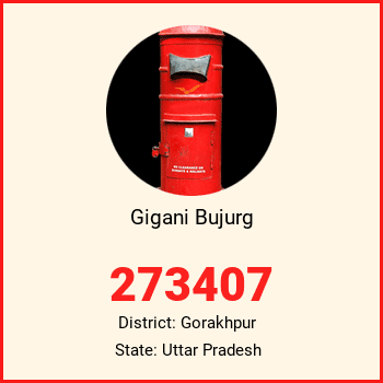Gigani Bujurg pin code, district Gorakhpur in Uttar Pradesh