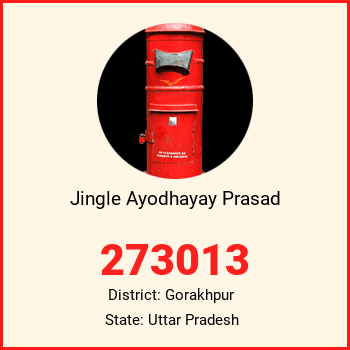 Jingle Ayodhayay Prasad pin code, district Gorakhpur in Uttar Pradesh