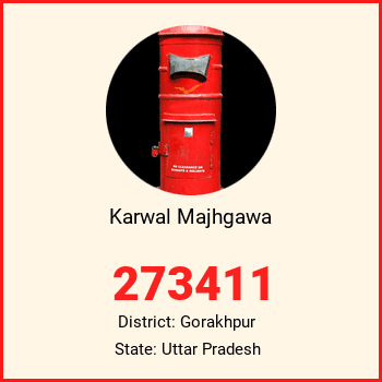Karwal Majhgawa pin code, district Gorakhpur in Uttar Pradesh