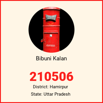 Bibuni Kalan pin code, district Hamirpur in Uttar Pradesh